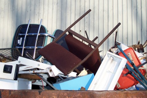 Efficient office clearance services with team members at work